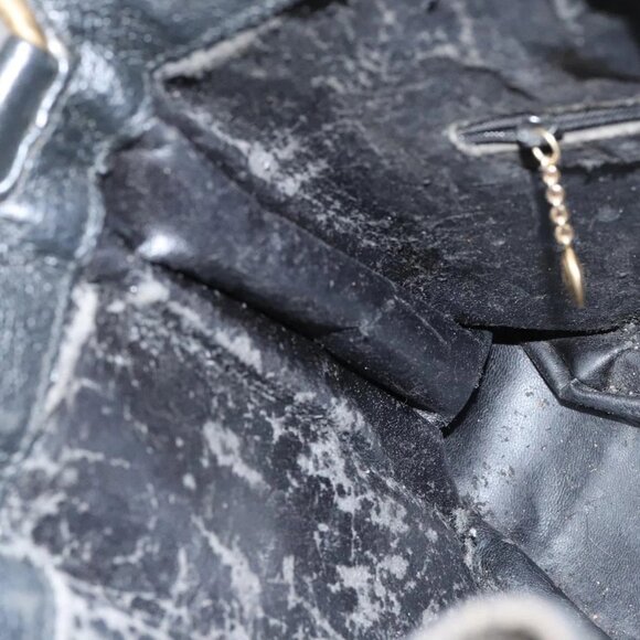 GUCCI Bamboo Hand Bag Suede Leather 2way Brown gold 001 1705 1638 Auth nb444 - Picture 12 of 16